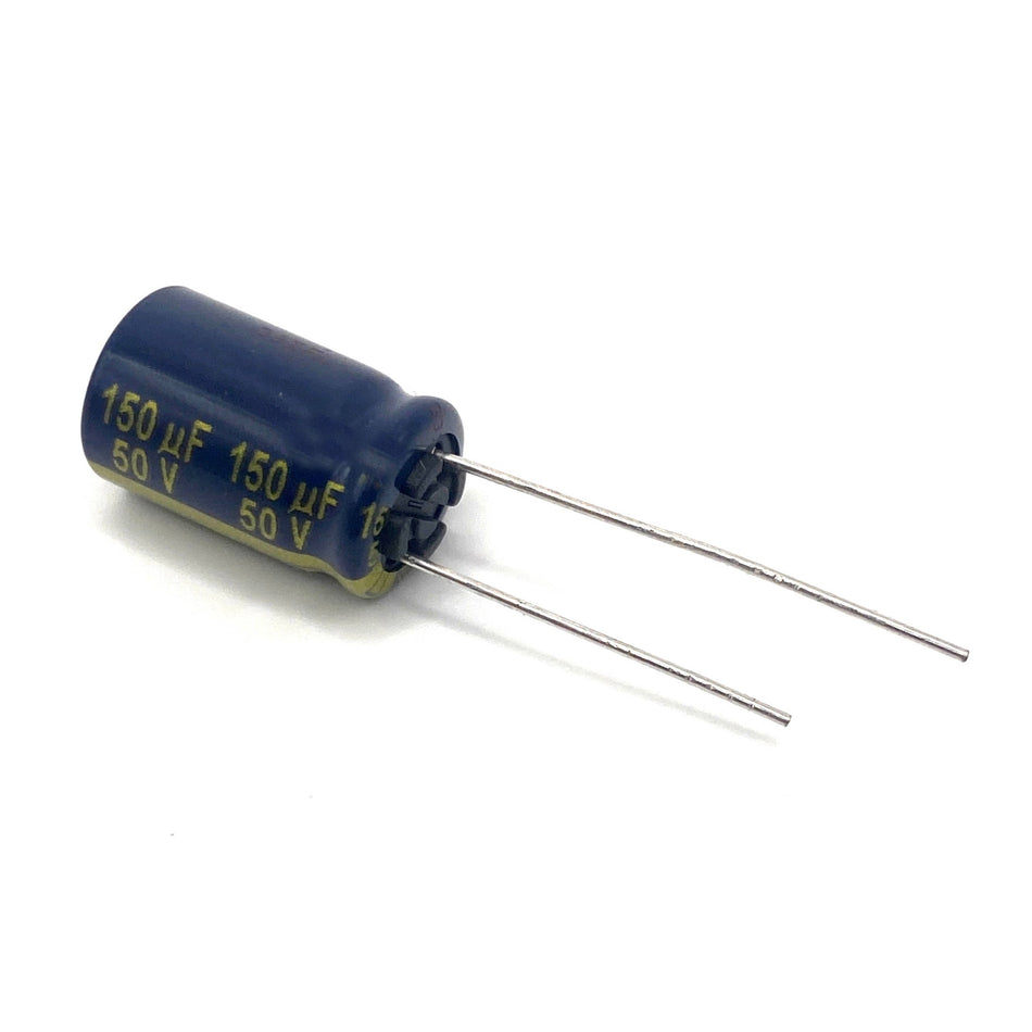 Kondensator 150uF 50V 105C 16x10mm, elektrolyt EEU-FC1H151B