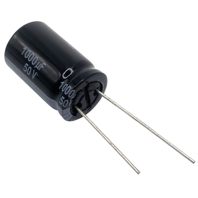 Kondensator 1000uF 50V 105°C 25x16mm RM7.5mm, elektrolyt EEU-FR1H102