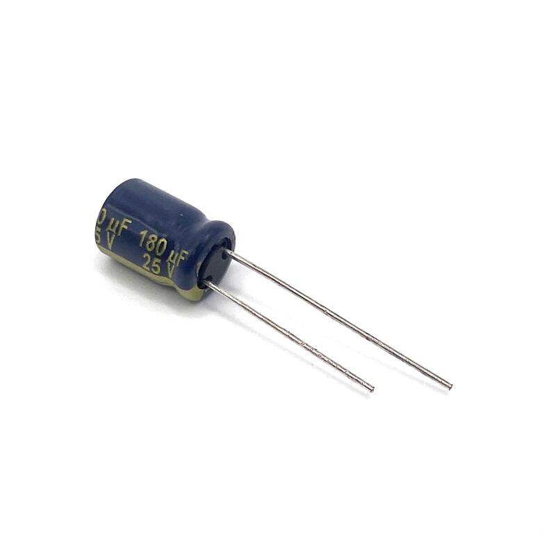 Kondensator 180uF 25V 105C 11.5x8mm, elektrolyt EEUFC1E181