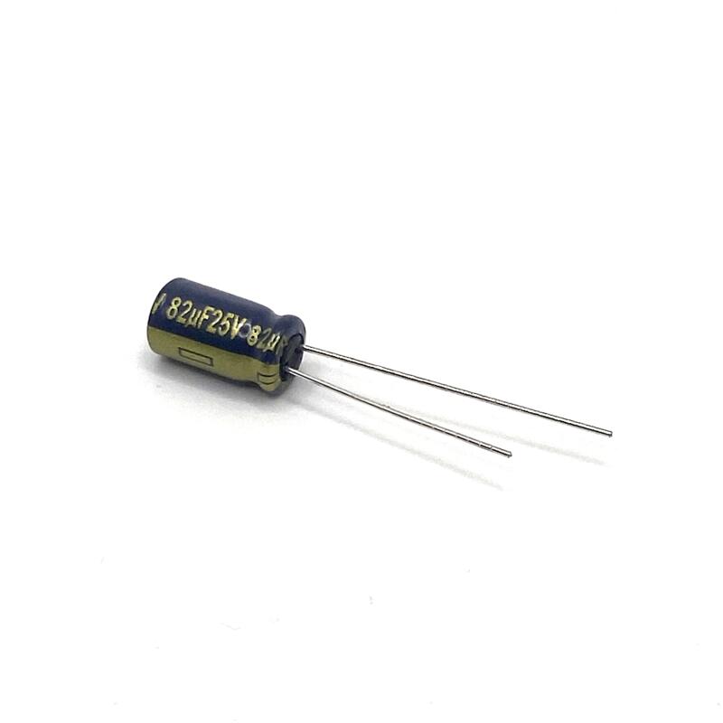 Kondensator 82uF 25V 105C 11.2x6.3mm, elektrolyt EEUFC1E820