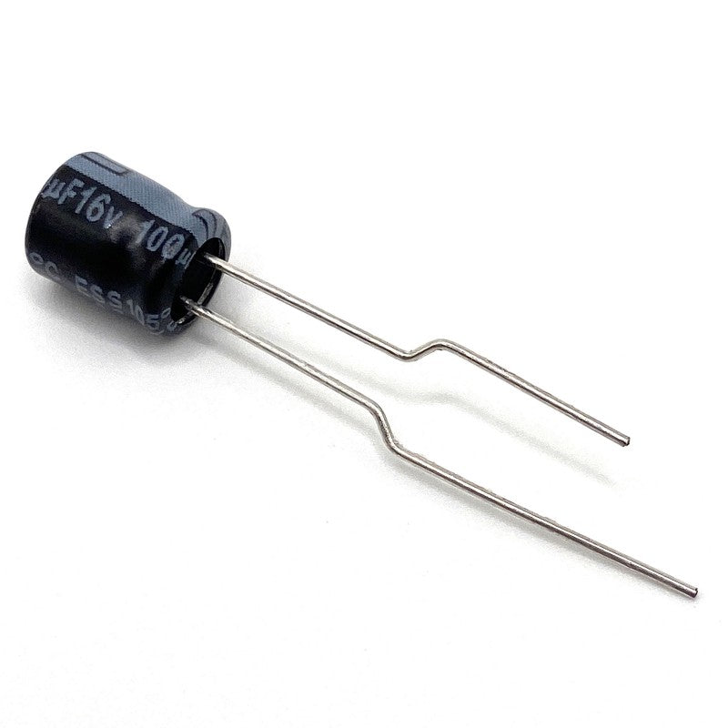 Kondensator 100uF 16V 105C 7x6.3mm, elektrolyt ESS107M016AE2EA