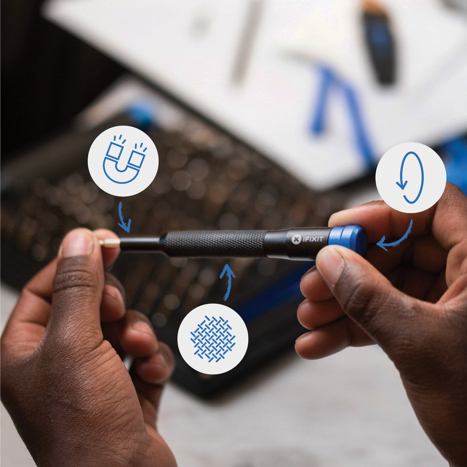 Elektronikmejsel, aluminium 4mm - iFixit Precision Bit Driver