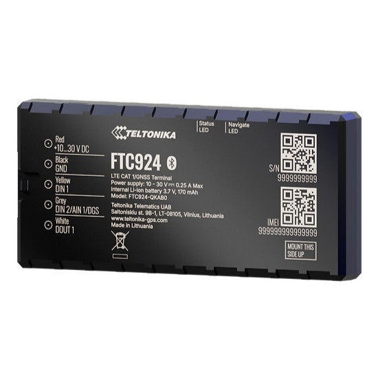 Teltonika FTC924 4G GPS-tracker för fast installation med Bluetooth