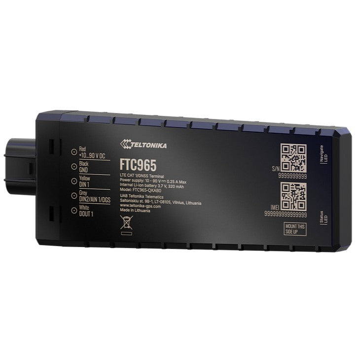 Teltonika FTC965 4G GPS-tracker IP69K för maskiner och utsatta installationer