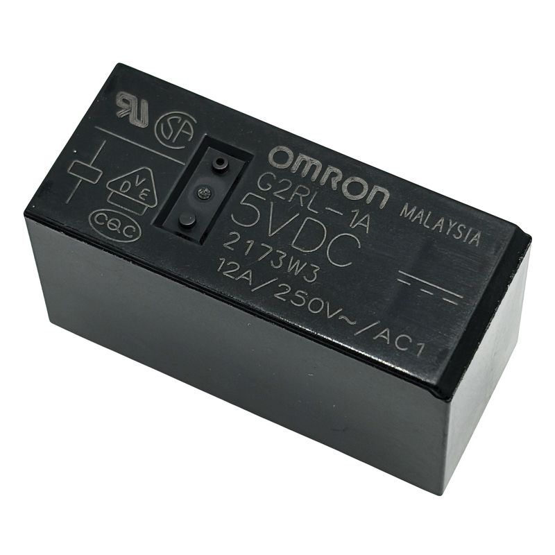 Kretskortsrelä 5VDC 12A SPST-NO Omron G2RL-1A DC5