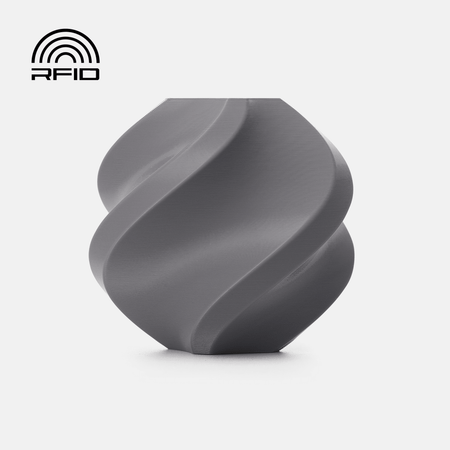 Bambu Lab PETG Basic Gray 1 kg - filament med spole & RFID