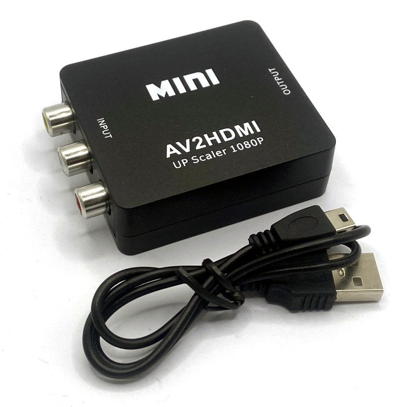 RCA till HDMI Konverter för Äldre Nintendo/Playstation & VHS
