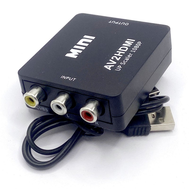 RCA till HDMI Konverter för Äldre Nintendo/Playstation & VHS