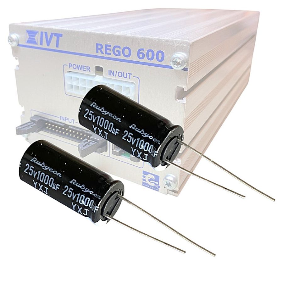 2st kondensatorer till IVT/Bosch/Conlego REGO 600 (637, 637E m.fl) värmepump, reparationskit 1000uF 25V