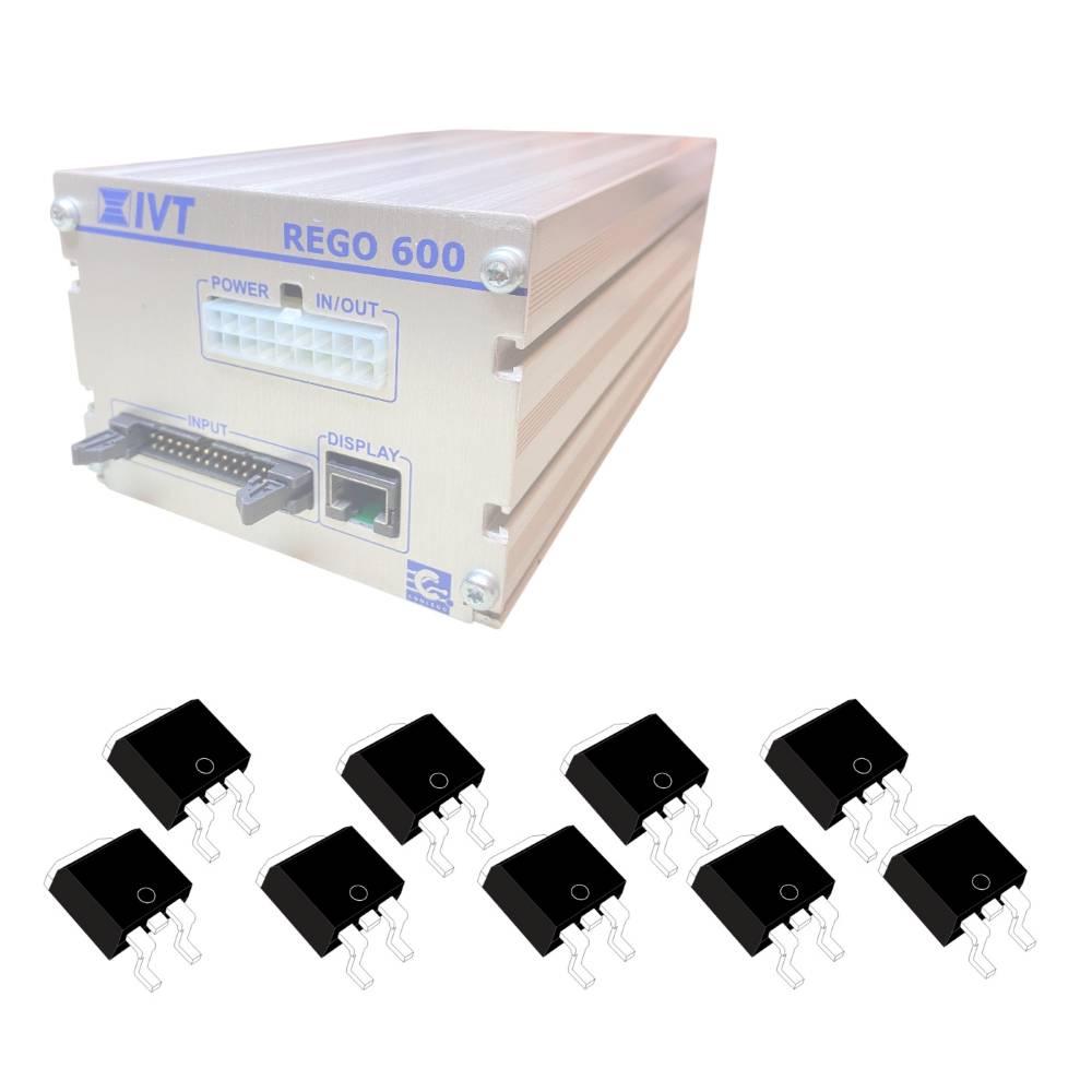 9st Triac T1235-600G till IVT REGO 600/637/637E värmepump, reparationskit 600V 12A