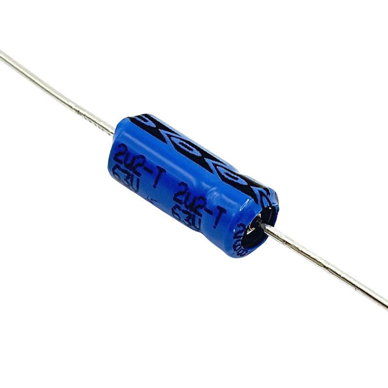 Kondensator 2.2uF 63V 85C 10x4.5mm, axiell elektrolyt MAL203038228E3