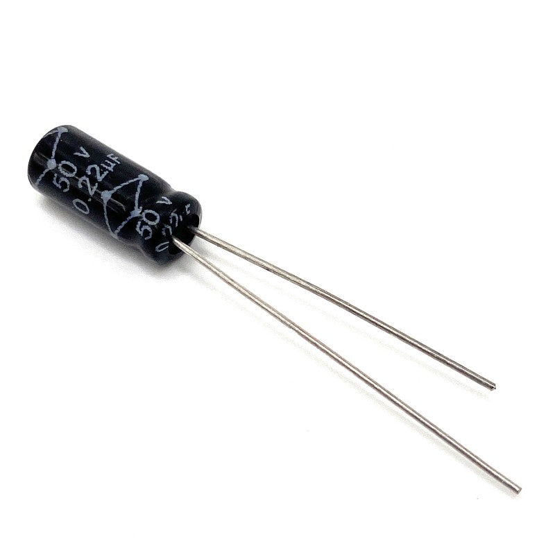 Kondensator 0.22uF 50V 105°C 11x5mm, elektrolyt MCRH50V224M5X11