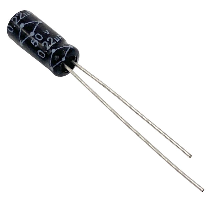 Kondensator 0.22uF 50V 105°C 11x5mm, elektrolyt MCRH50V224M5X11