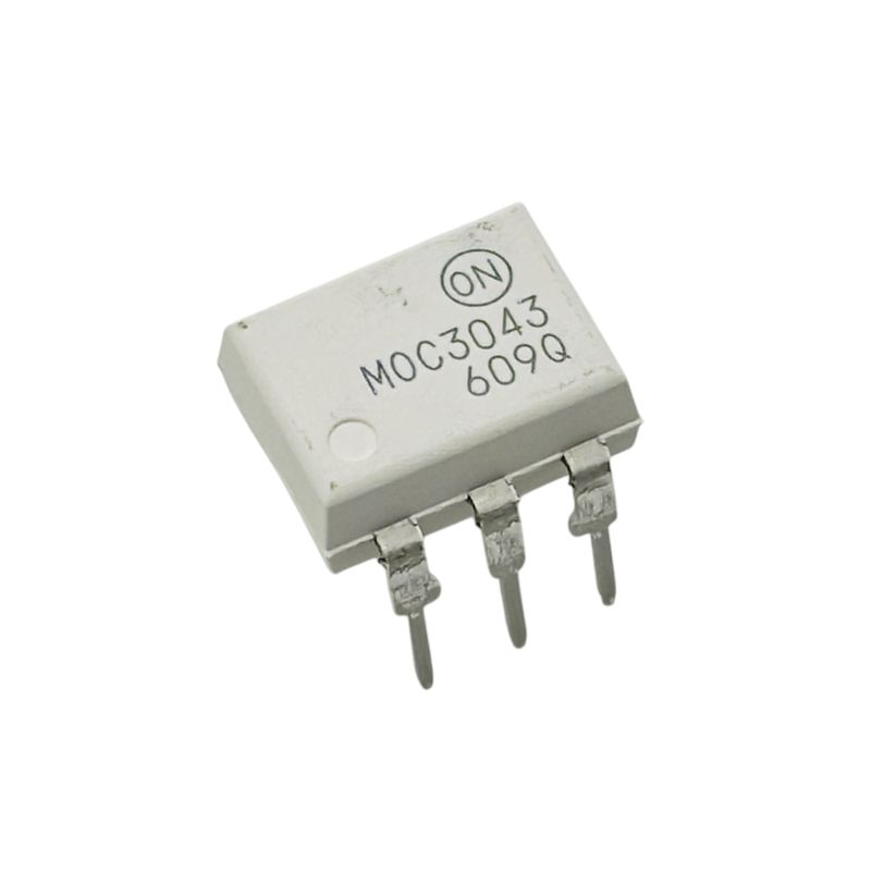 Optokopplare triac zero-cross 400V DIP-6, onsemi MOC3043M