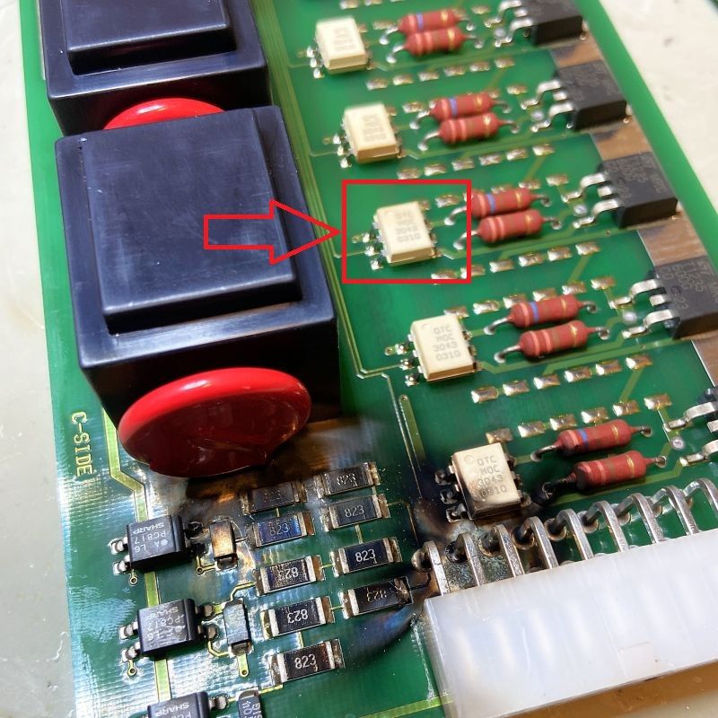 Optokopplare till Rego 600, triac zero-cross SMD-6, MOC3043SM