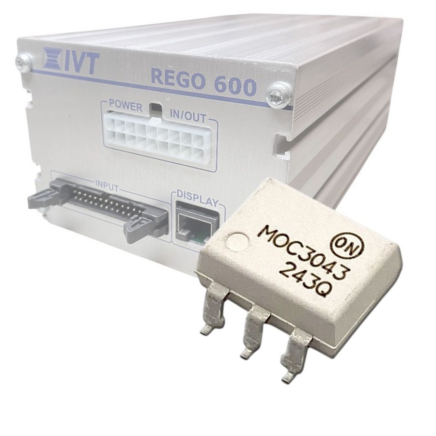 Optokopplare till Rego 600, triac zero-cross SMD-6, MOC3043SM