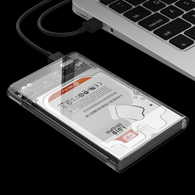 Orico HDD/SSD-kabinett 2.5" 6TB 5Gbps USB 3.0, transparent