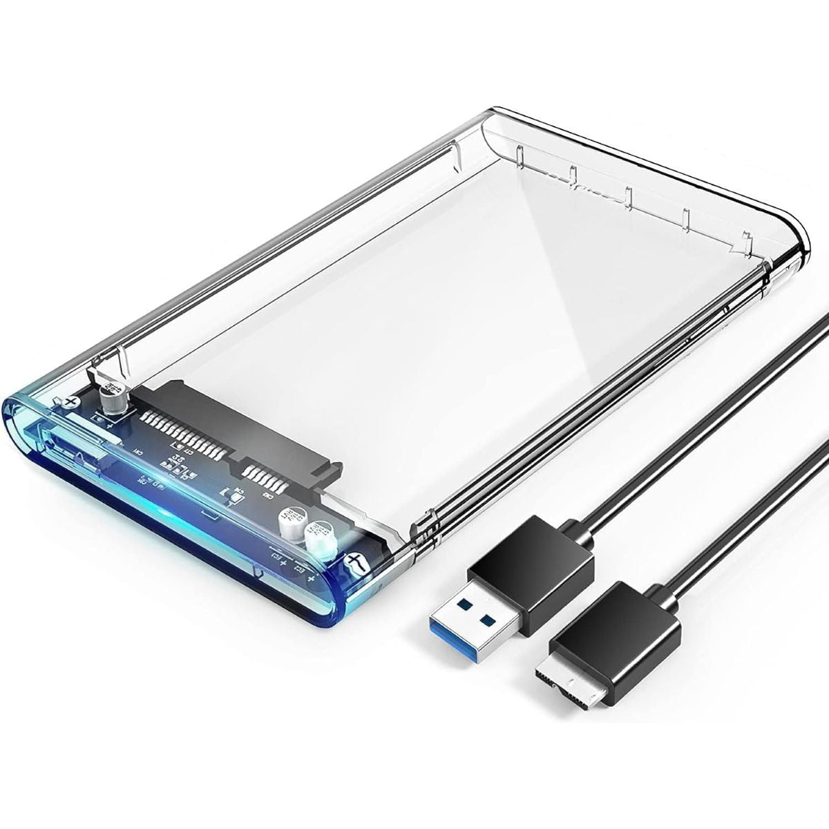 Orico HDD/SSD-kabinett 2.5" 6TB 5Gbps USB 3.0, transparent
