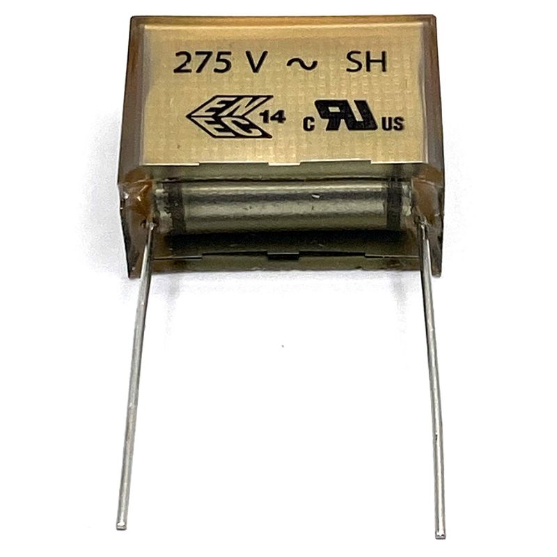 KEMET RIFA P409 Kondensator 0.47uF (470nF+220R X2) 275VAC 85C 30.5x15.3mm, RC-snubber P409EL474M275AH221