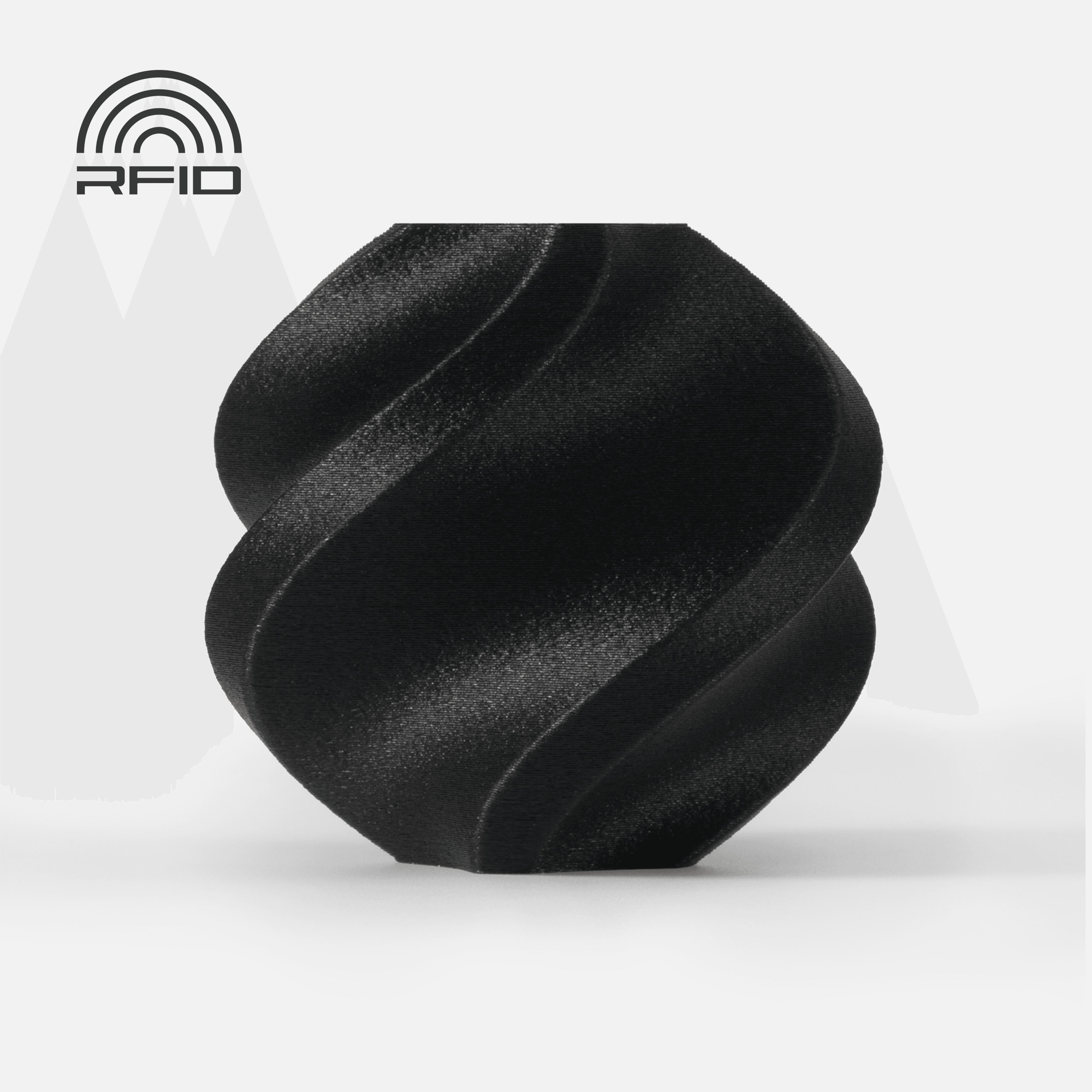 Bambu Lab PAHT-CF Black 0,5 kg - filament med spole & RFID