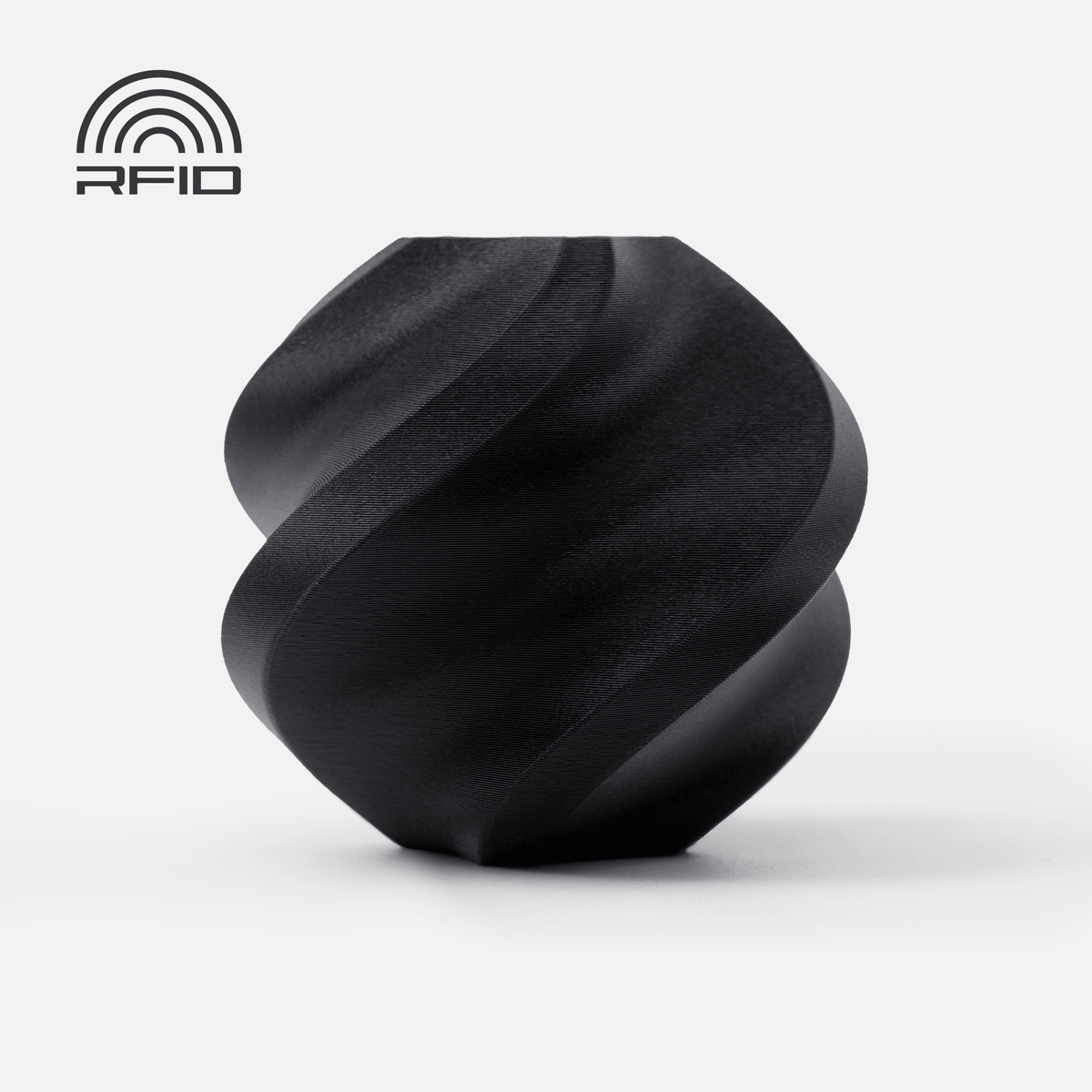 Bambu Lab PLA Matte Charcoal 1 kg - filament med spole & RFID