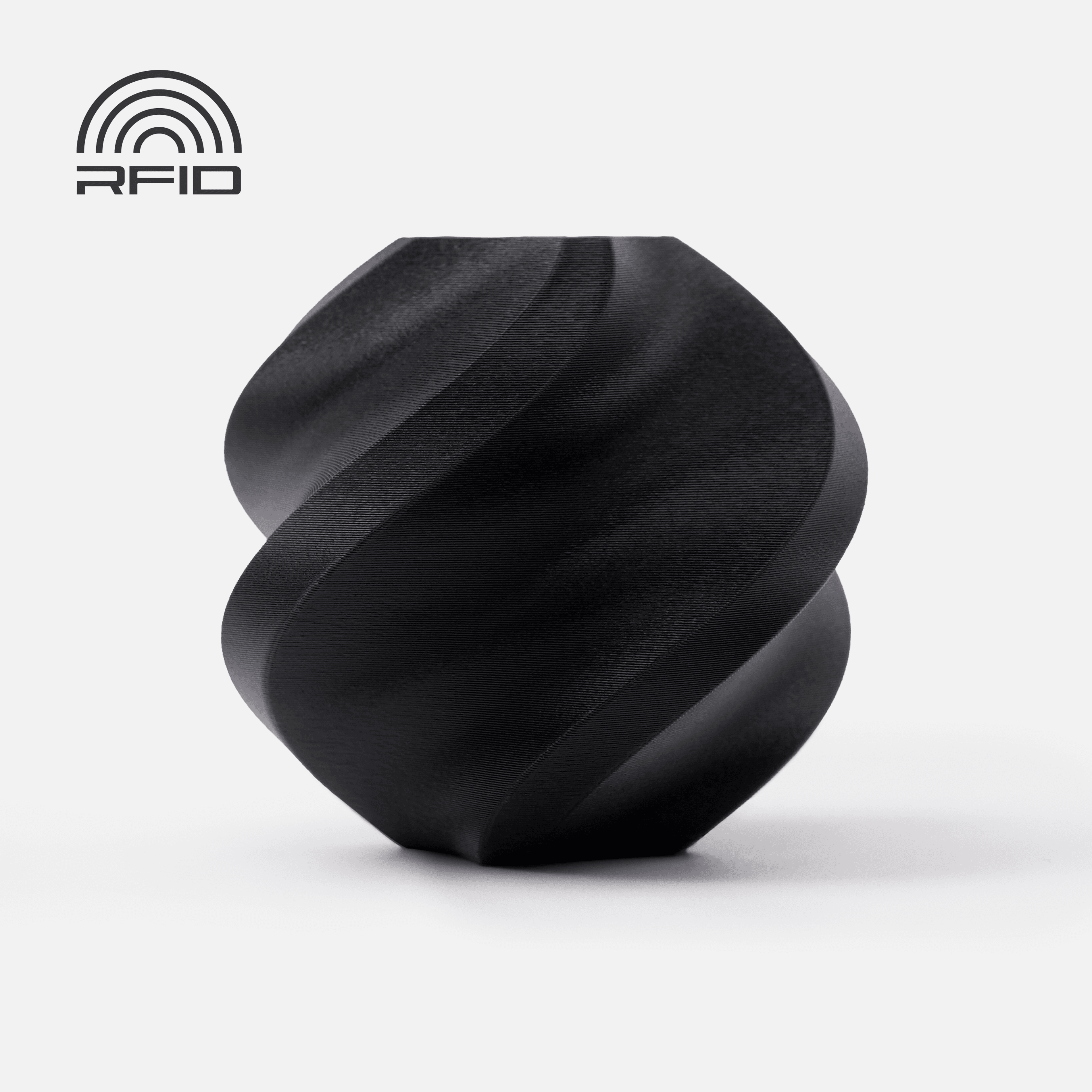 Bambu Lab PLA Matte Charcoal 1 kg - filament med spole & RFID
