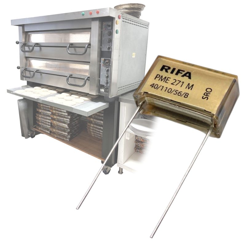 Kondensator KEMET RIFA X2 150nF till Pizzaugn - Pizzamaster kretskort