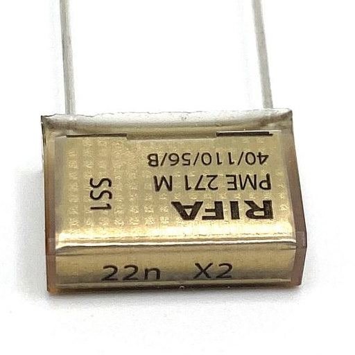 KEMET RIFA PME271 X2 Kondensator 0.022uF (22nF) 275V 110C 18.5x6mm, PME271M522MR30 RM15.2mm