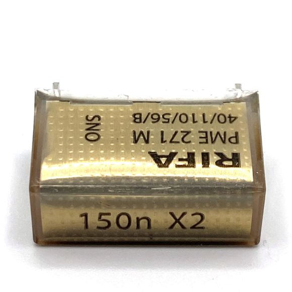 KEMET RIFA PME271 X2 Kondensator 0.15uF (150nF) 275V 110C 24x9mm, PME271M615KR06