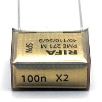 KEMET RIFA PME271 X2-kondensator 0.1uF (100nF) 275VAC - PME271MB6100KR30
