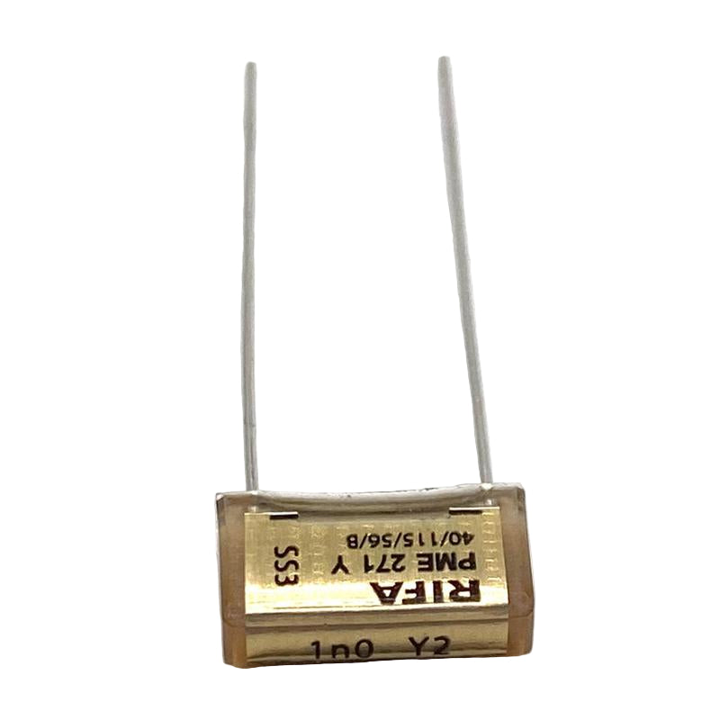 KEMET RIFA PME271 Y2 Kondensator 0.001uF (1nF) 300VAC 110C 13.5x3.9x7.5mm, PME271YA4100MR30 RM10.2mm