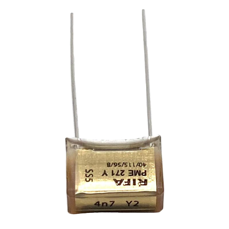 KEMET RIFA PME271 Y2 Kondensator 0.0047uF (4.7nF) 300VAC 110C 13.5x5.1x10.5mm, PME271YA4470MR30 RM10.2mm