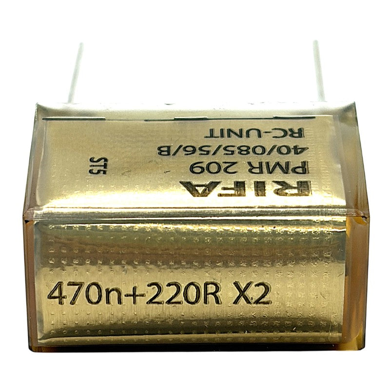 KEMET RIFA RC-snubber 0.47uF (470nF) + 220Ω 250VAC X2 30.5x22x15.3mm RM25.4mm, PMR209ME6470M220R30