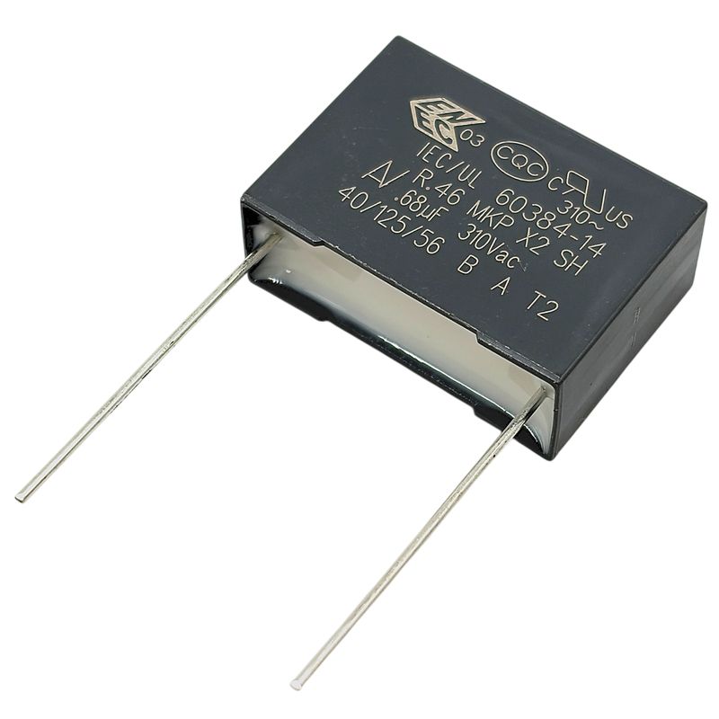 Kondensator X2 0.68uF 310VAC 125°C 26.5x10x18.6mm RM22.5mm, KEMET R463N368050H7K
