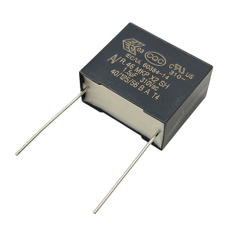 Kondensator X2 1.5uF 310VAC 125°C 26.5x13x22.1mm RM22.5mm, KEMET R463N415050H7K
