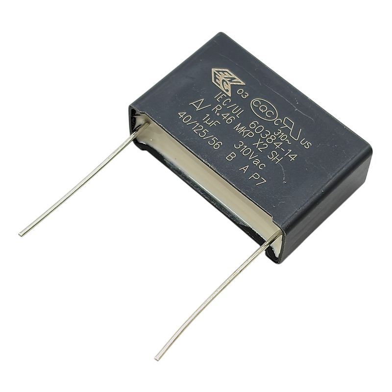 Kondensator X2 1uF 310VAC 125°C 32x11x20.1mm RM27.5mm, KEMET R463R410050H7K