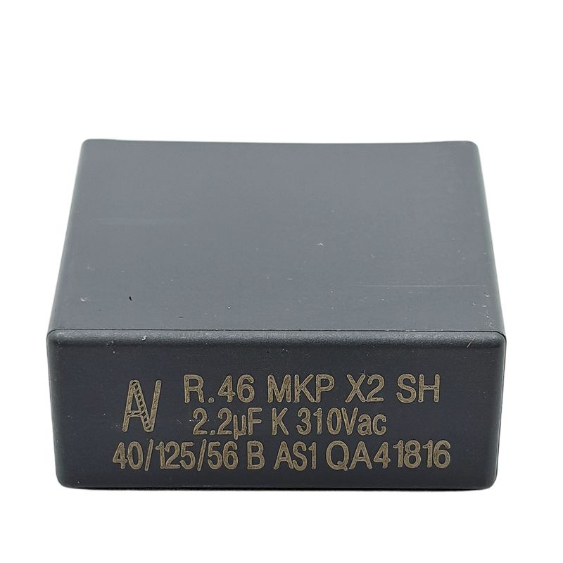Kondensator X2 2.2uF 310VAC 125°C 32x14x28.1mm RM27.5mm, KEMET R463R422050H7K