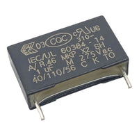 KEMET R46 X2-kondensator 0.1uF (100nF) 275VAC - R46KI3100JBM1M
