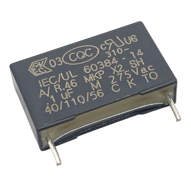 Kondensator X2 0.1uF 275VAC 110°C 18x11x5mm RM15mm, R46KI3100JBM1M