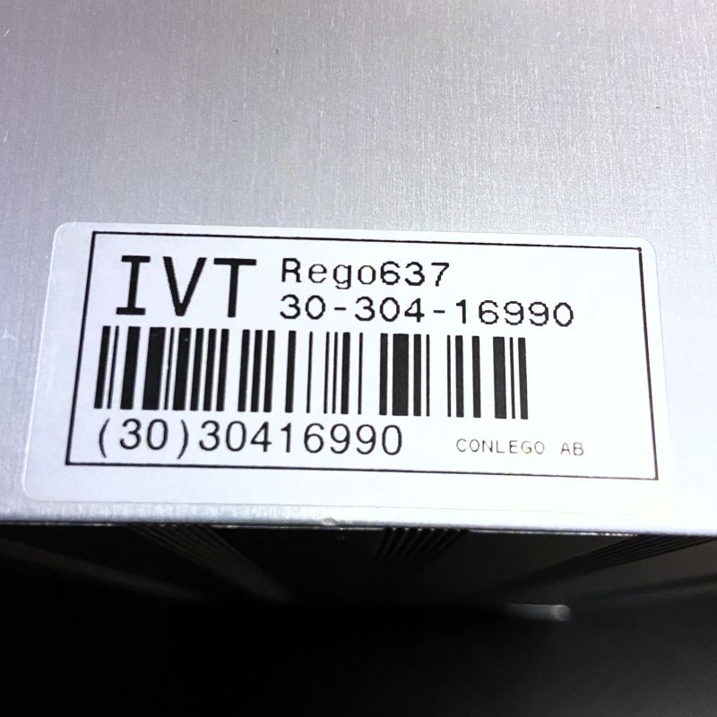 Styrbox IVT Rego 600/637 till värmepump, renoverad