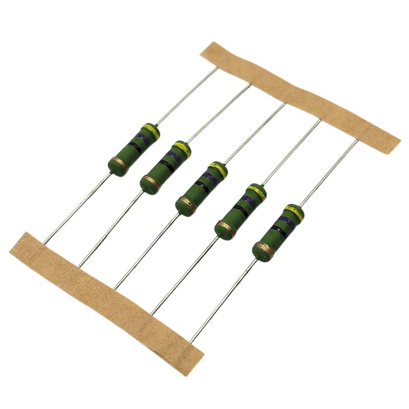 Motstånd 4.7 Ω 3W ±5% axiellt metalloxid, Stackpole RSMF3JT4R70
