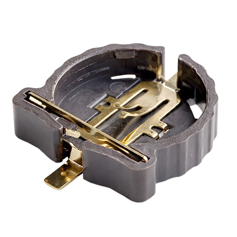 Batterihållare CR1220 (12mm) SMD toppmatad 1-cell 19.2x14.8x5.0mm