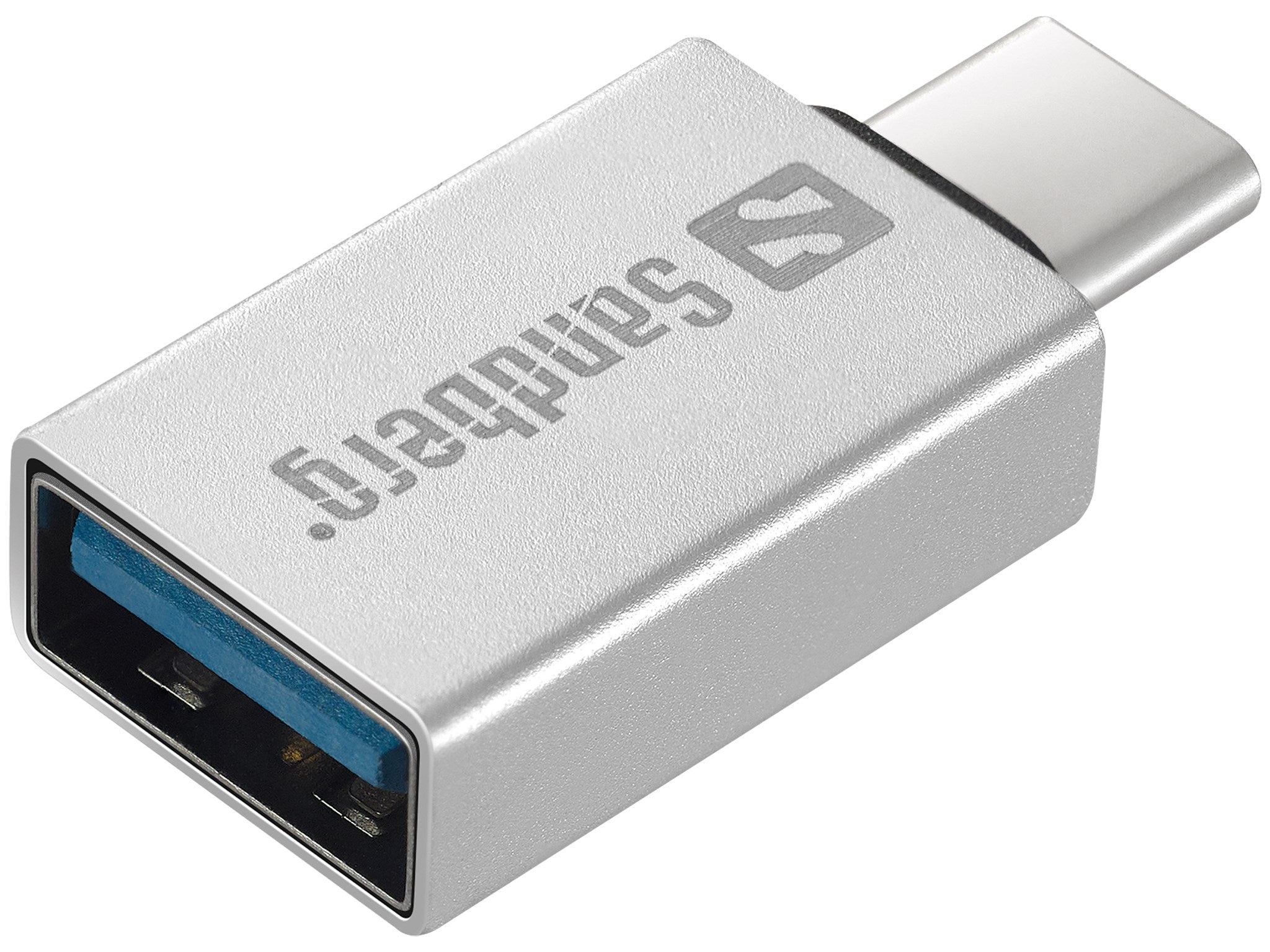 USB-C till USB-A 3.0 Dongel, silver