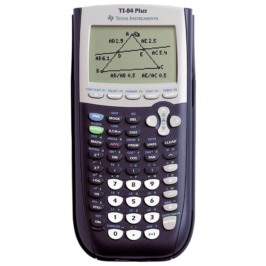 Texas TI-84 Plus grafisk miniräknare, gymnasium & universitet