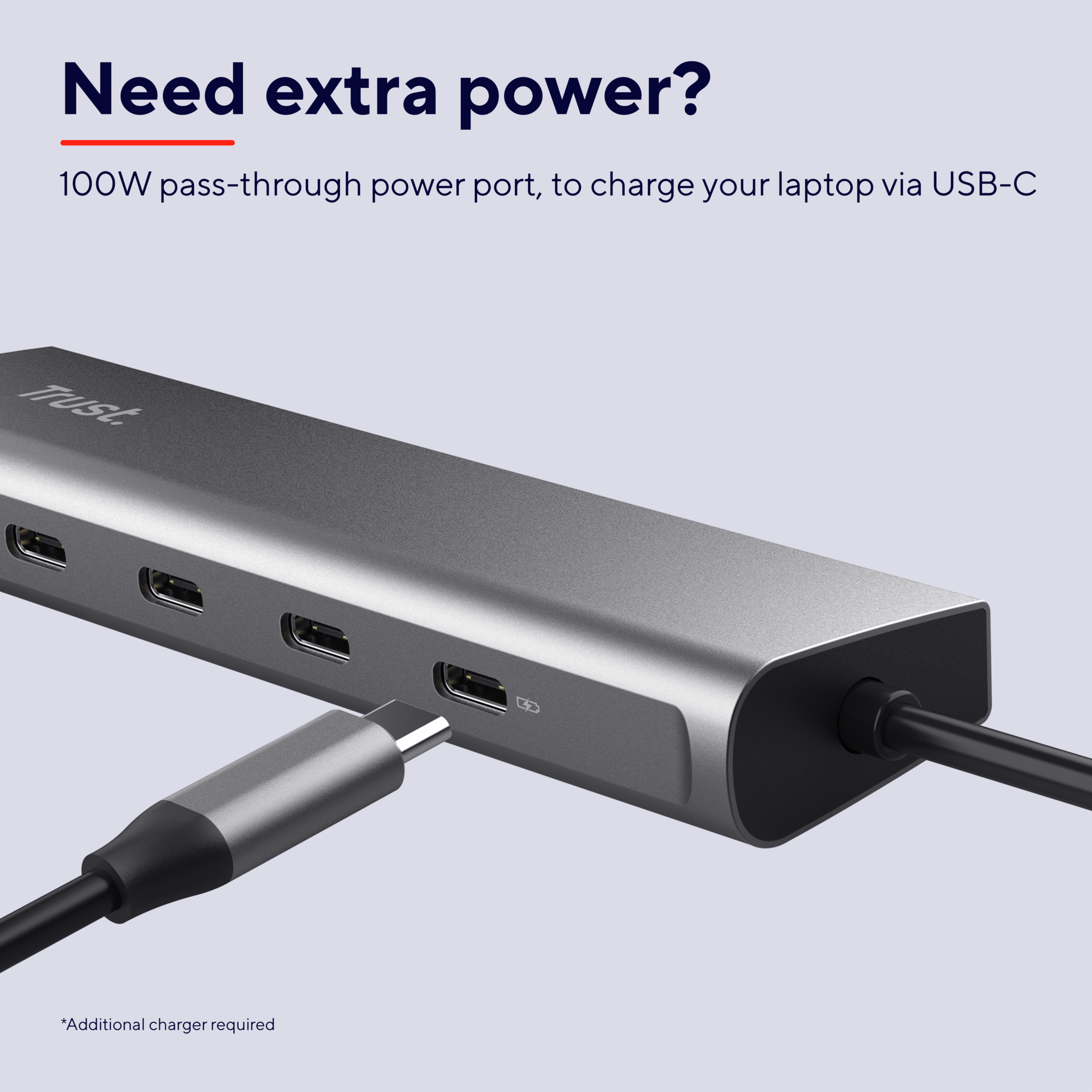 Halyx Hub med 5st USB-C portar