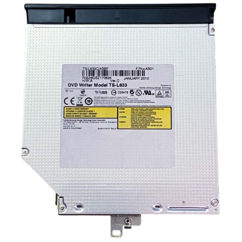 DVD-brännare TS-L633 för ASUS K70A/K72/K70-serien & fler, Slim SATA, (BEG)
