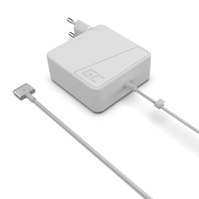 Laddare 60W 16.5V 3.65A Magsafe 2, Green Cell för MacBook Pro Retina 13" (A1425/A1502) 2012-2015