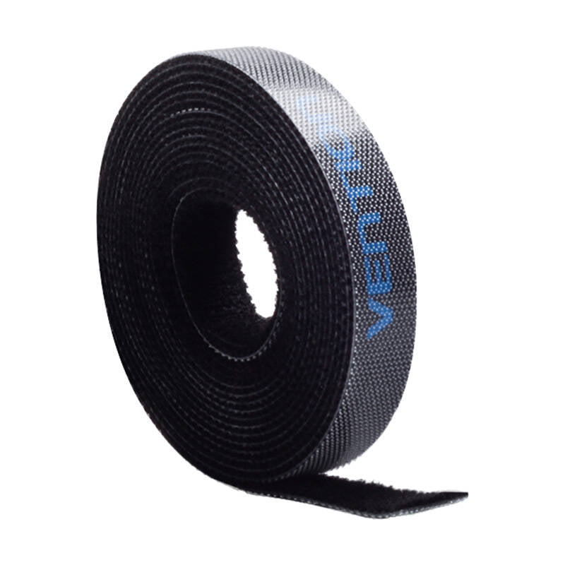 Kardborreband för datorbyggare, rulle för kablar, L:3m B:11mm