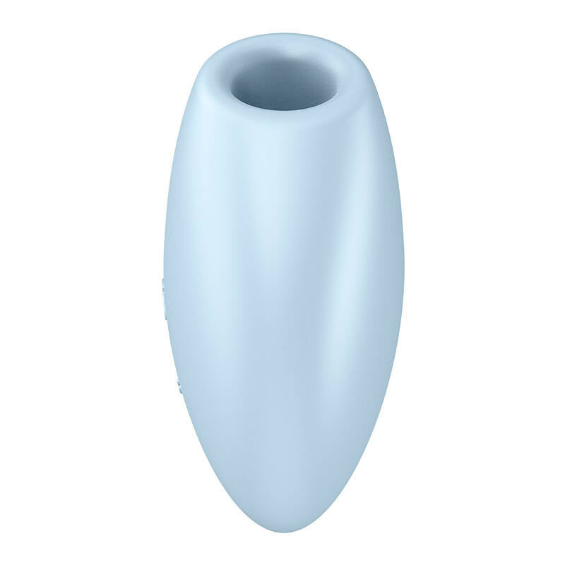 Satisfyer Cutie Heart Blue, lufttrycksvibrator, 2 motorer, IPX7