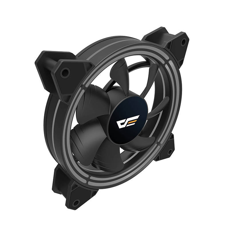 Darkflash CF11 Pro chassifläktar 3-pack ARGB, svart 120x120mm
